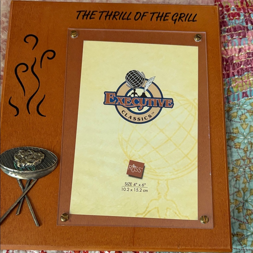 Russ Brown Grill-Themed Picture Frame
